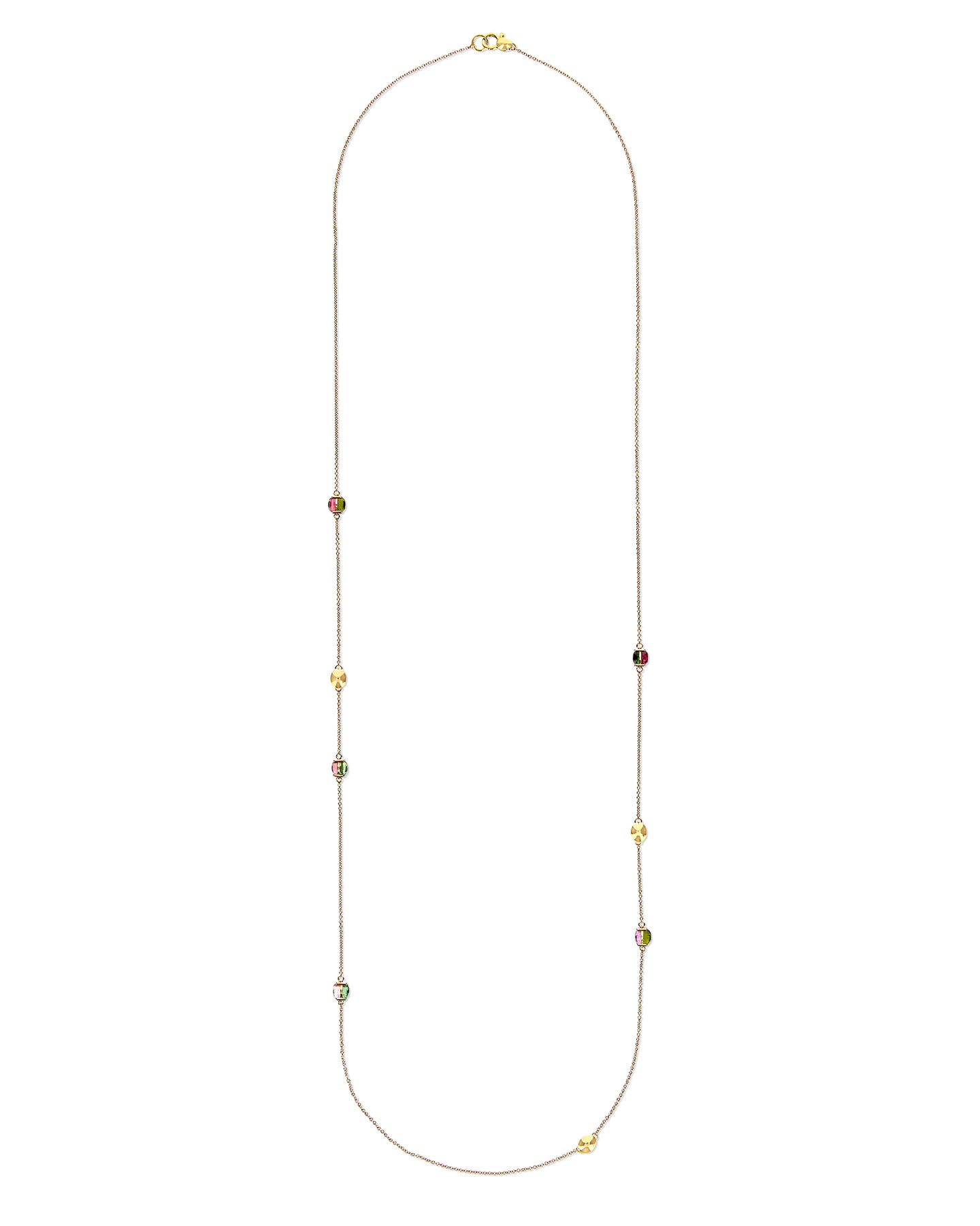 Nanis Collana "DANCING TOURMALINES" lunga in oro e tormaline colorate – Nanis Italian Jewels Economico