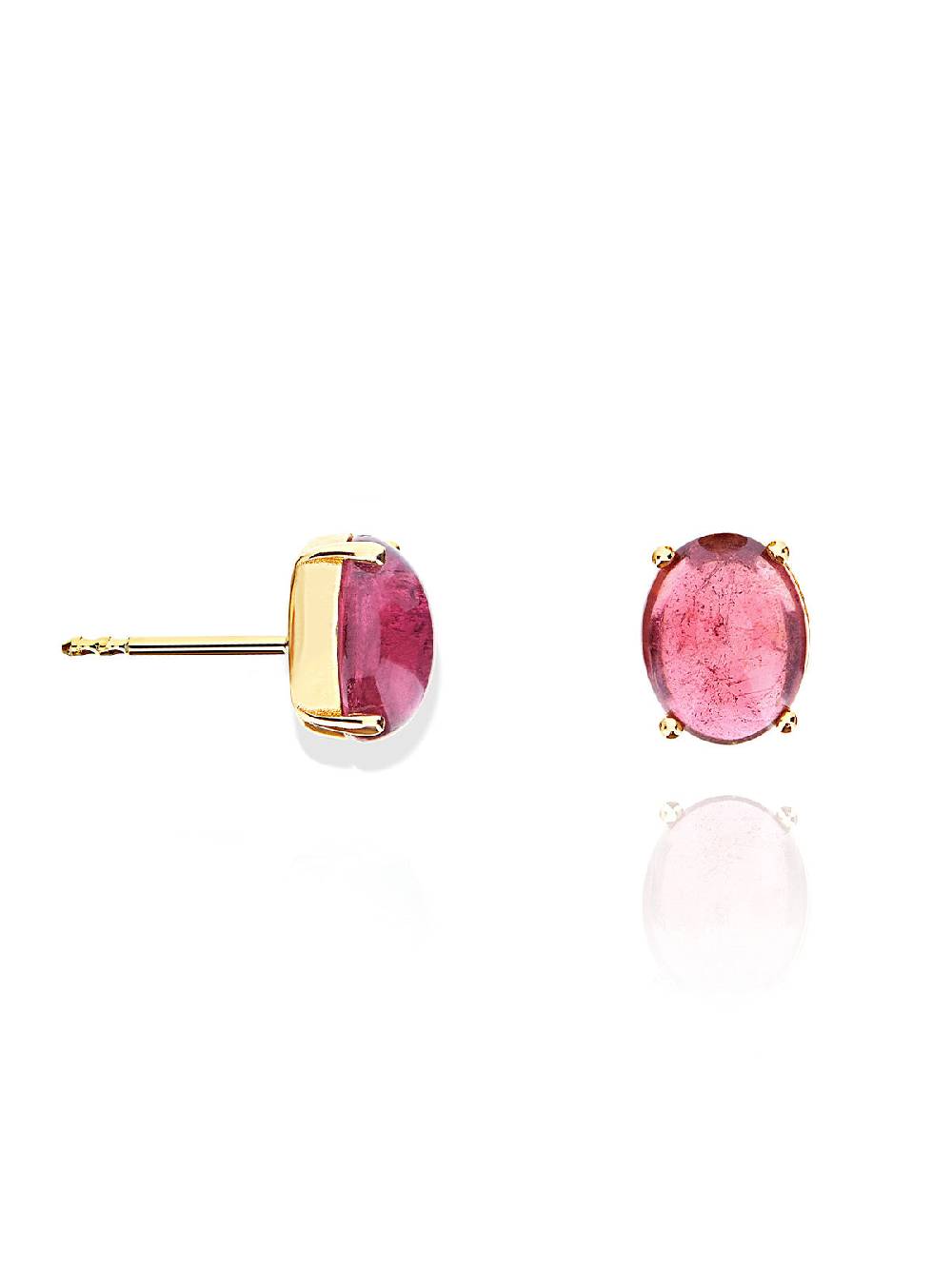Nanis Orecchini a lobo "DANCING TOURMALINES" in oro e tormalina rosa (grandi – Nanis Italian Jewels Offerte