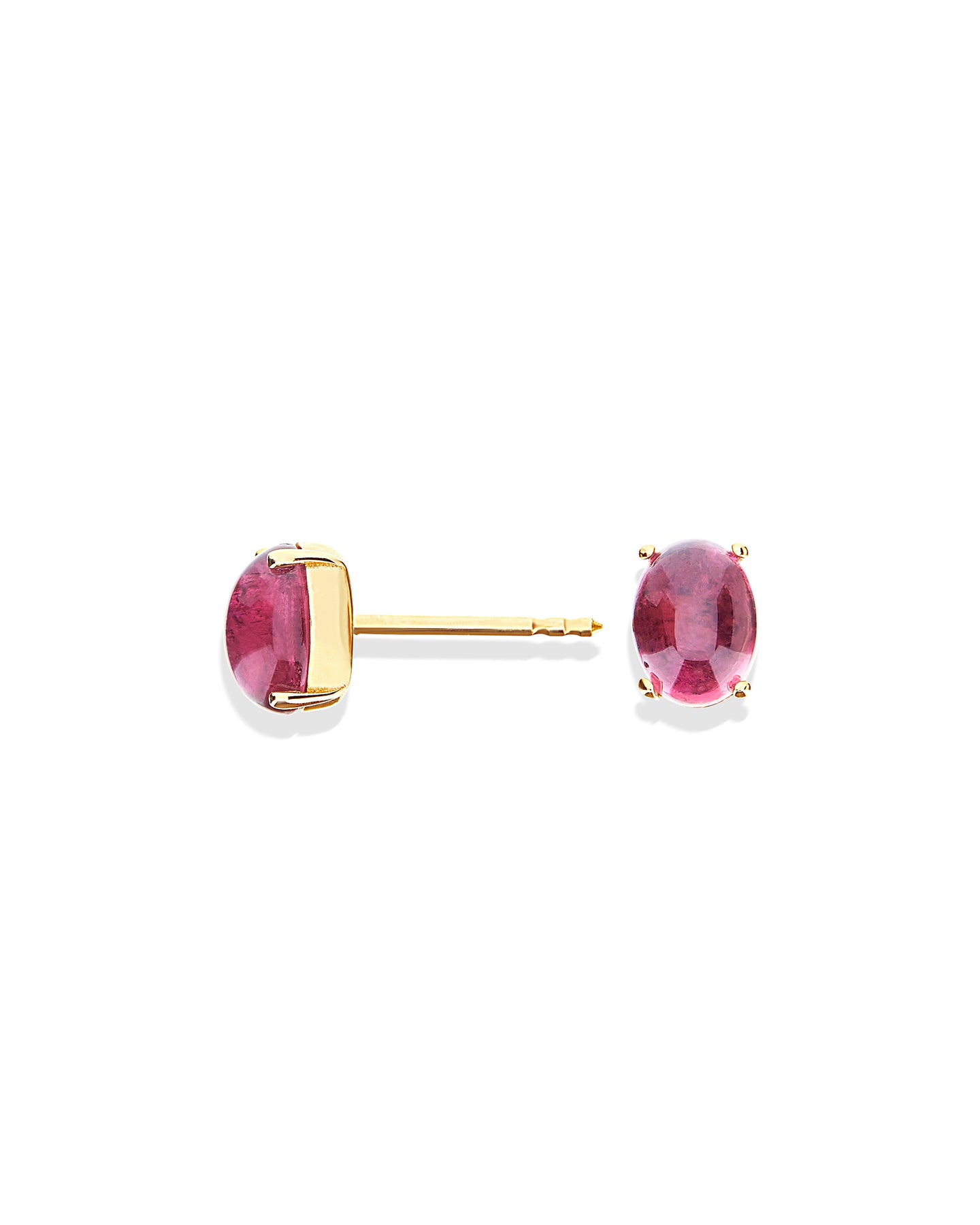 Nanis Orecchini a lobo "DANCING TOURMALINES" in oro e tormalina rosa (piccol – Nanis Italian Jewels Hotsell