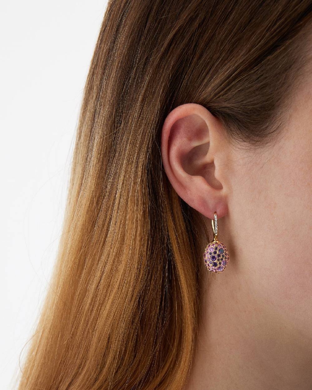Nanis Orecchini CILIEGINE "DANCING REVERSE" double face in oro, diamanti, ts – Nanis Italian Jewels Fino Al -60%