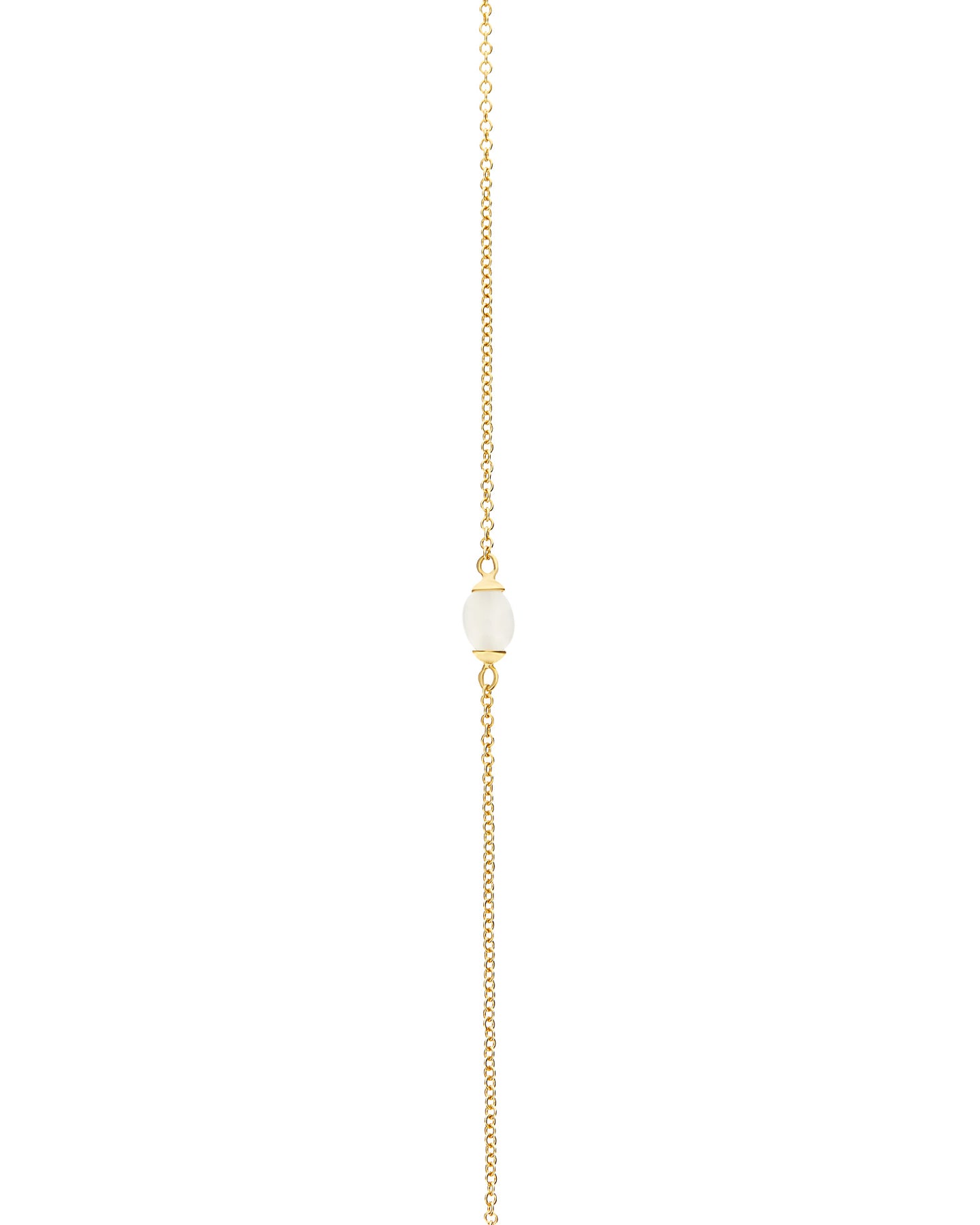 Nanis Collana "WHITE DESERT" in oro e pietra di luna (lunga) – Nanis Italian Jewels Soddisfazione Garantita