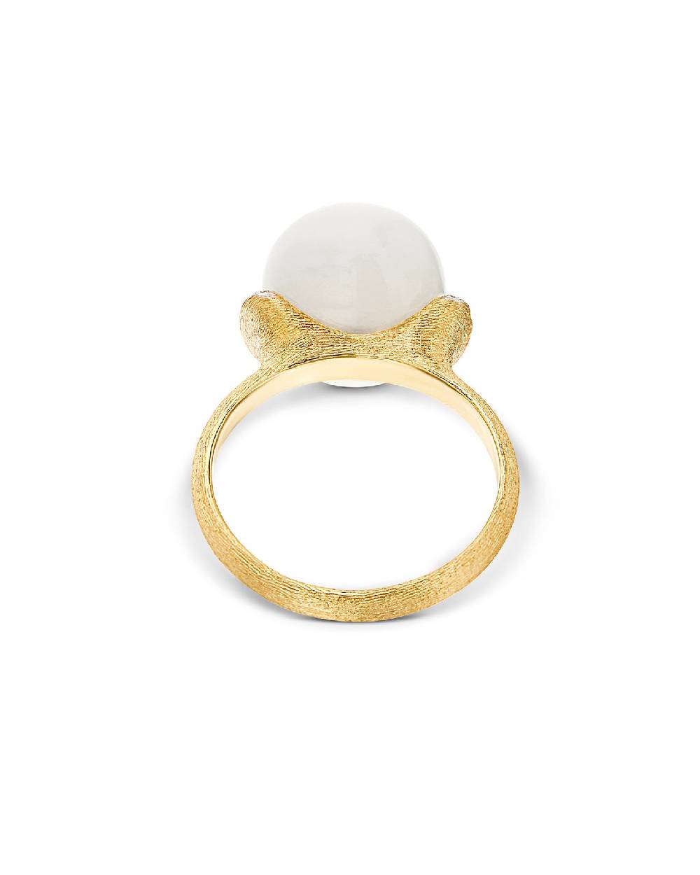 Nanis Anello "WHITE DESERT" in oro, diamanti e pietra di luna (grande) – Nanis Italian Jewels Fino Al -60%