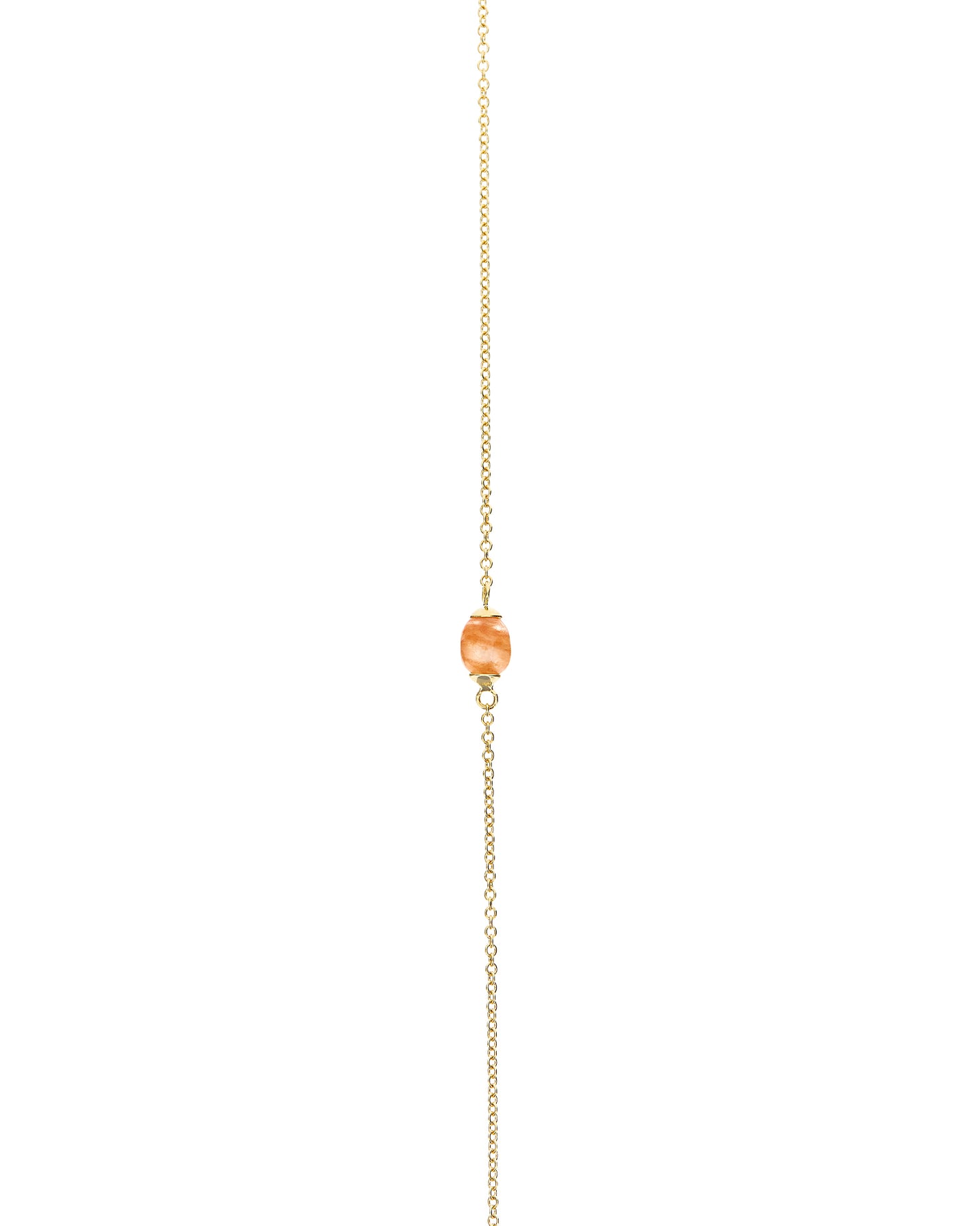 Nanis Collana "PETRA" in oro e avventurina arancione (corta) – Nanis Italian Jewels Presa