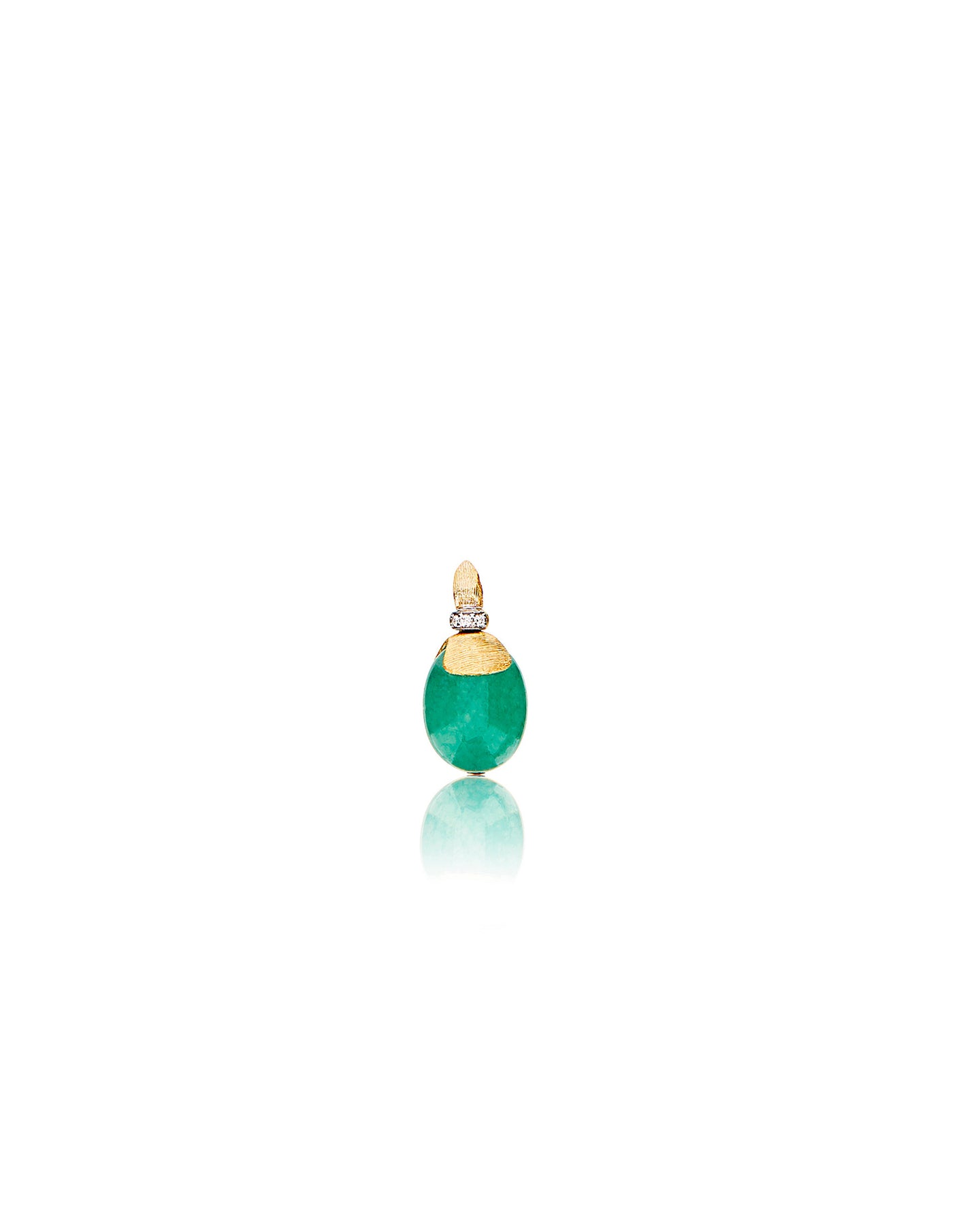 Nanis Pendente "AMAZZONIA" in oro, diamanti e avventurina verde (piccolo) – Nanis Italian Jewels Offerte