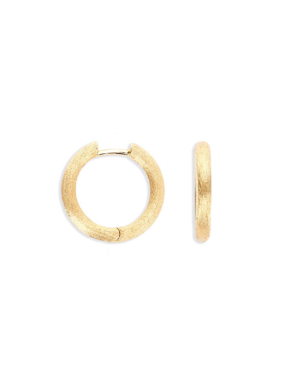 Nanis Orecchini a cerchio grandi "LIBERA" in oro – Nanis Italian Jewels