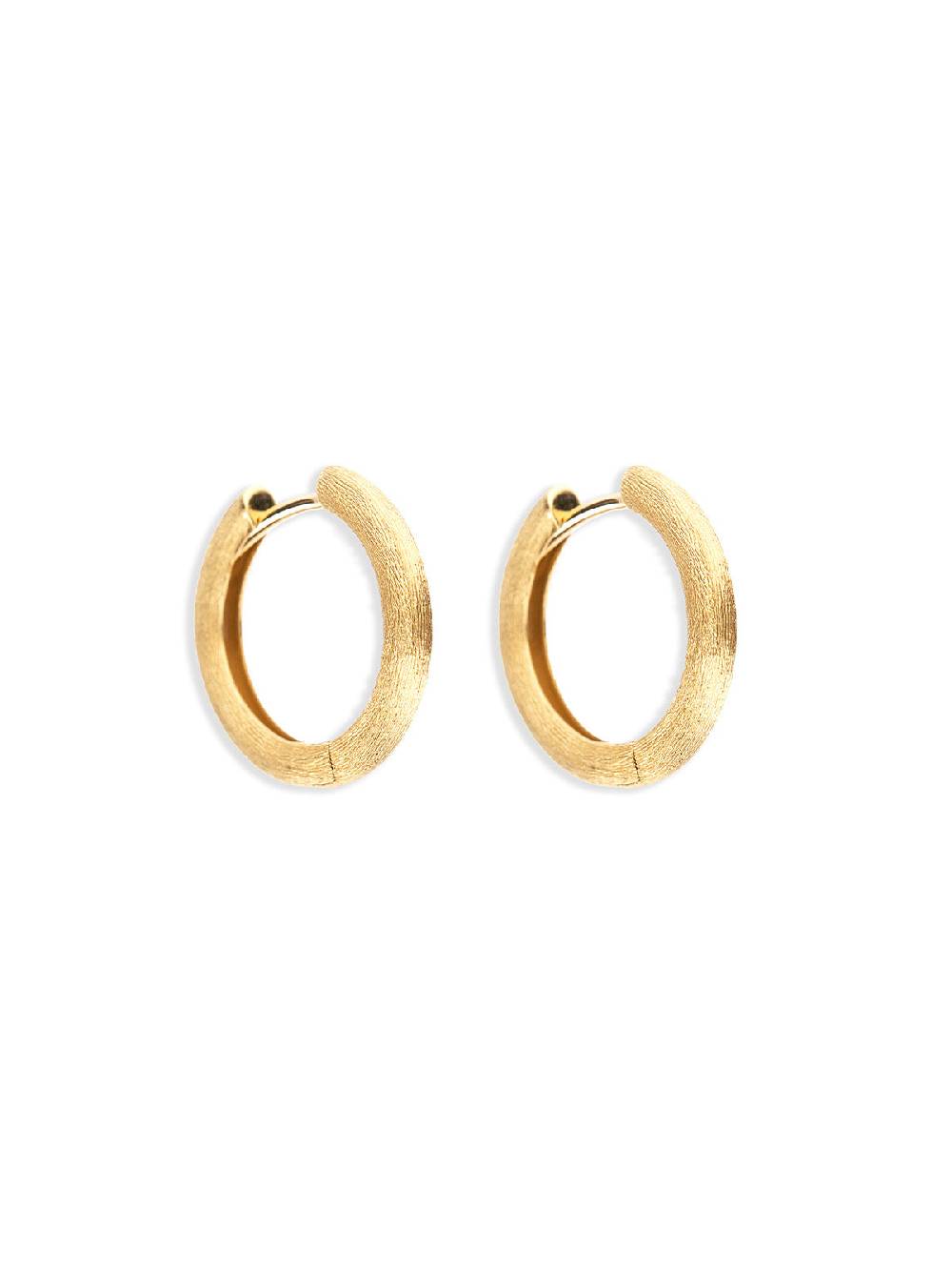 Nanis Orecchini a cerchio grandi "LIBERA" in oro – Nanis Italian Jewels Italy
