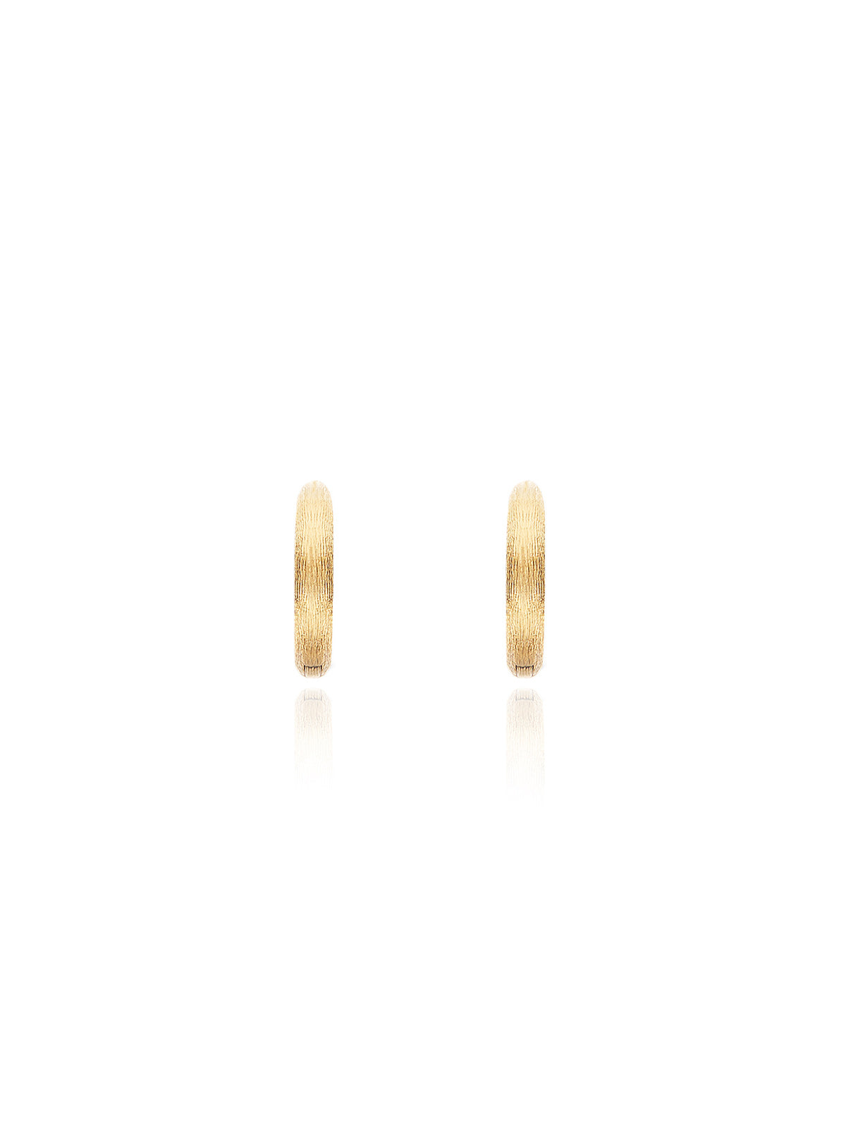Nanis Orecchini a cerchio piccoli "LIBERA"in oro – Nanis Italian Jewels Italia
