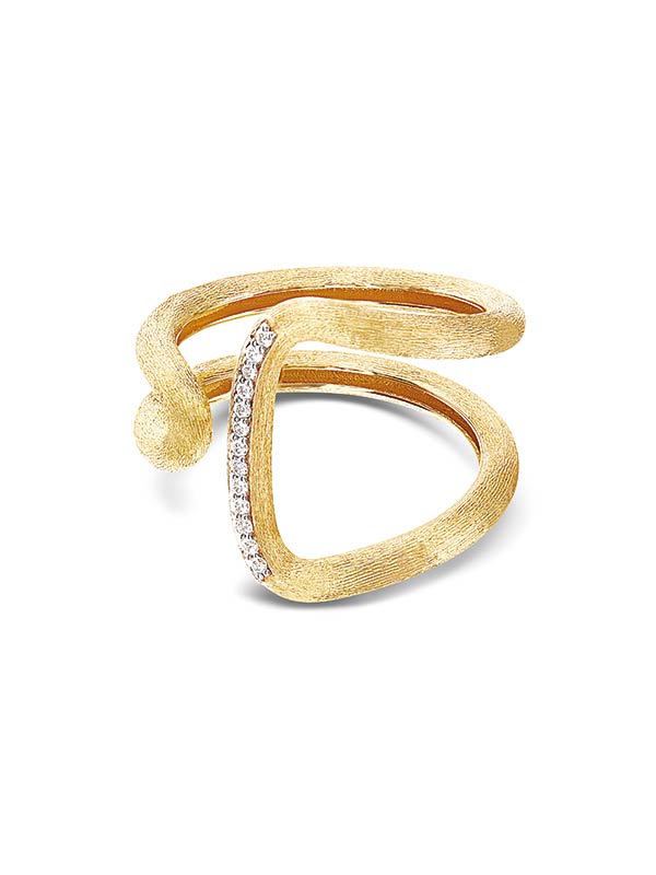 Nanis Anello "LIBERA" contemporaneo in oro e diamanti – Nanis Italian Jewels Spedizione Gratuita