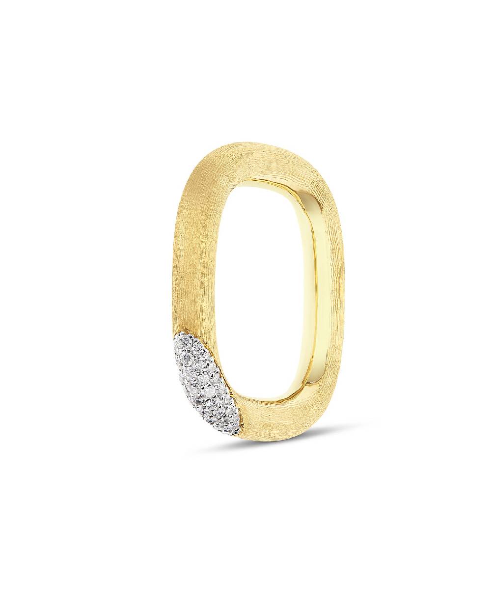 Nanis Anello "LIBERA" squadrato in oro e diamanti (grande) – Nanis Italian Jewels Acquista Ora