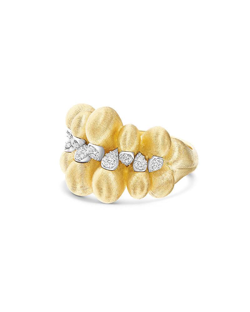 Nanis Anello "TRASFORMISTA" con elementi a goccia in oro e diamanti – Nanis Italian Jewels Qualità Garantita
