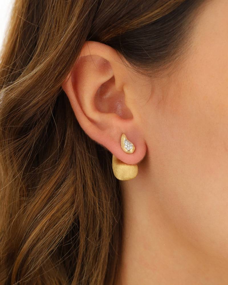 Nanis Orecchini "CASHMERE" 3 in 1 in oro e diamanti – Nanis Italian Jewels Fino Al -60%