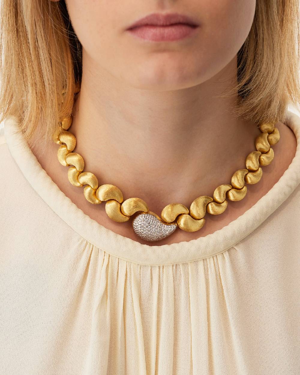 Nanis Collana statement "CASHMERE" in oro e diamanti – Nanis Italian Jewels Shopping Online