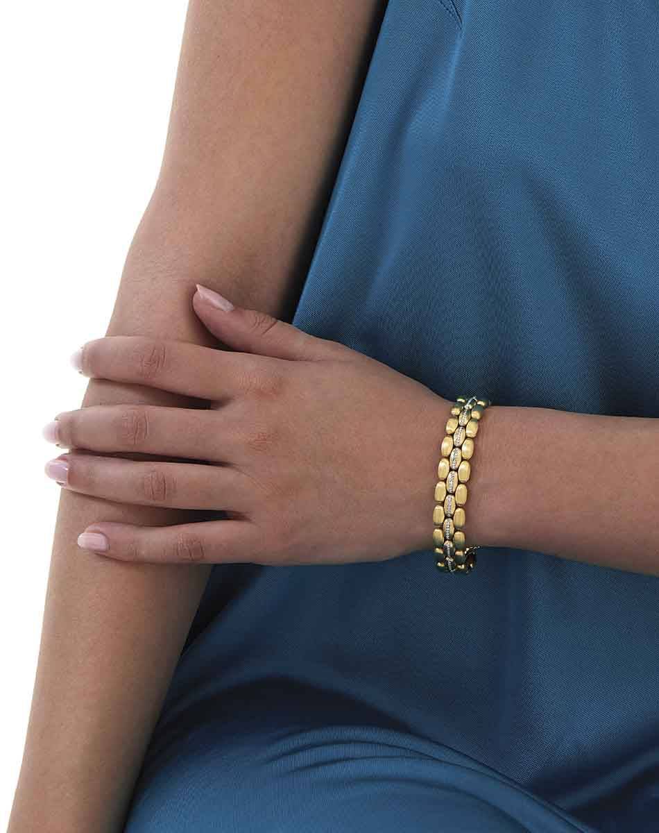 Nanis Bracciale statement "Diva" in oro e diamanti – Nanis Italian Jewels Sconto