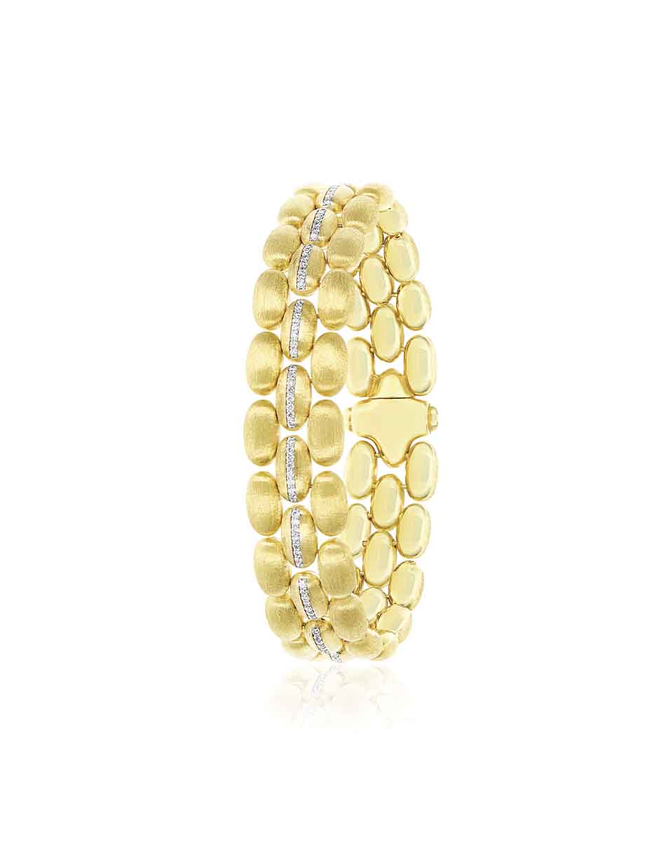 Nanis Bracciale statement "Diva" in oro e diamanti – Nanis Italian Jewels Sconto