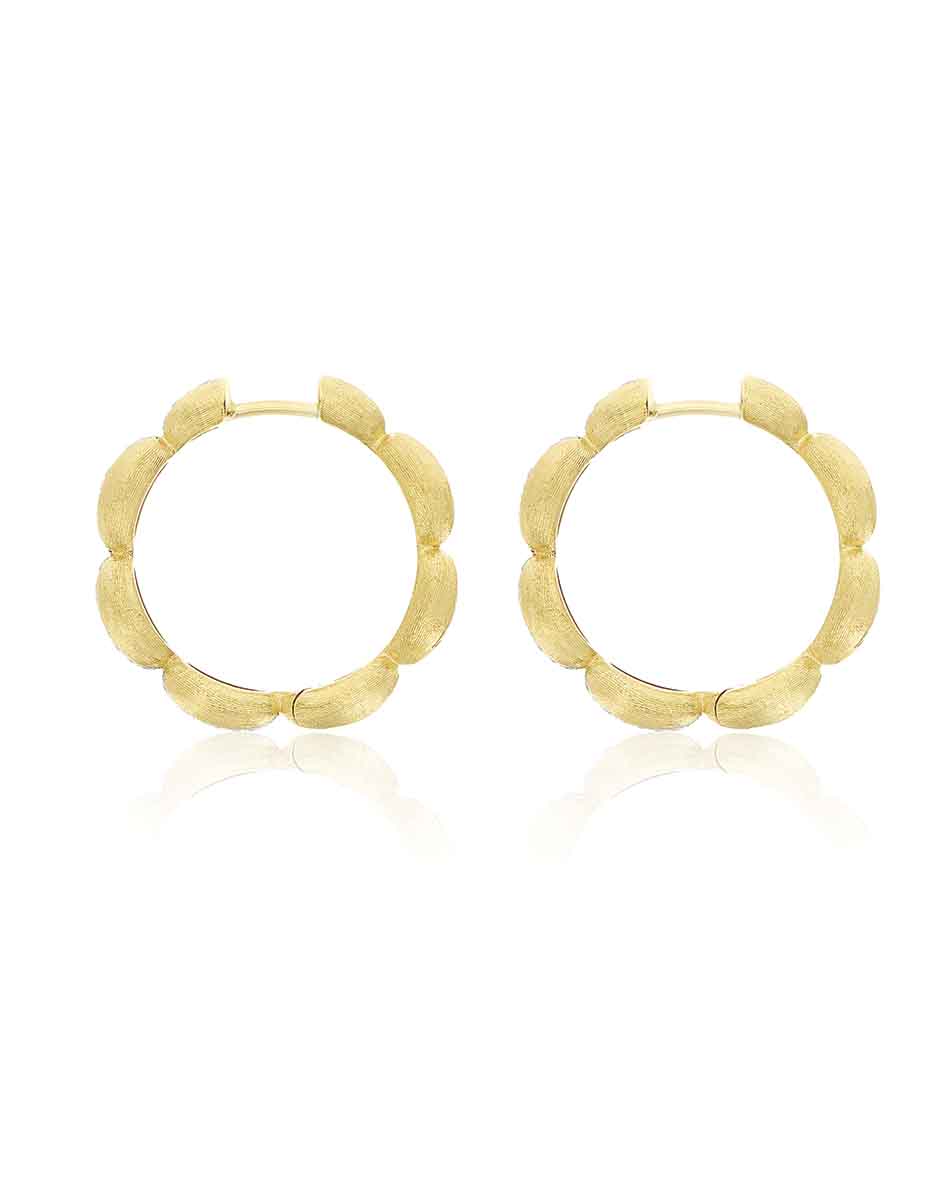 Nanis Orecchini a cerchio grandi "Diva" in oro e diamanti – Nanis Italian Jewels Saldi