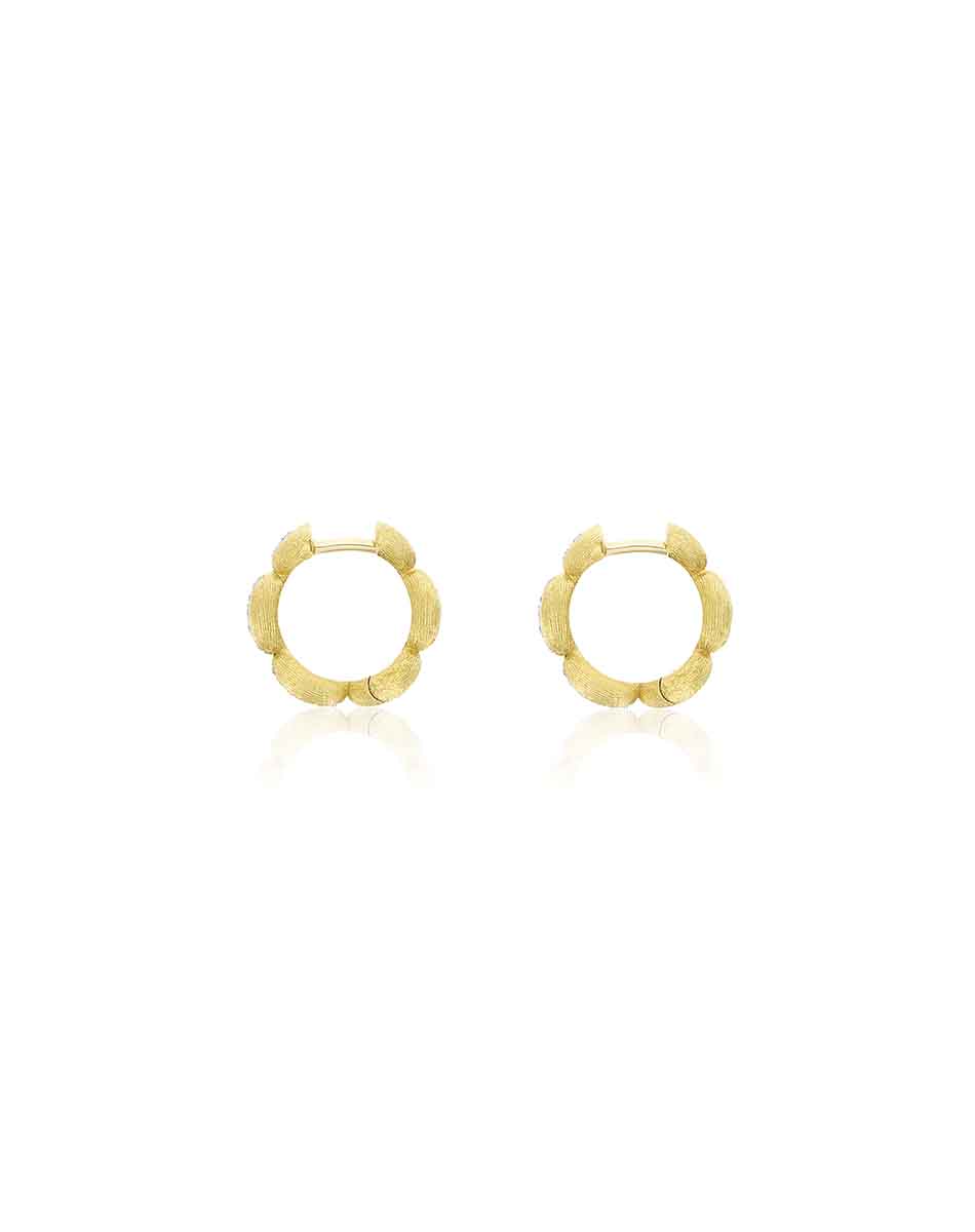 Nanis Orecchini a cerchio piccoli "Diva" in oro e diamanti – Nanis Italian Jewels Hotsell