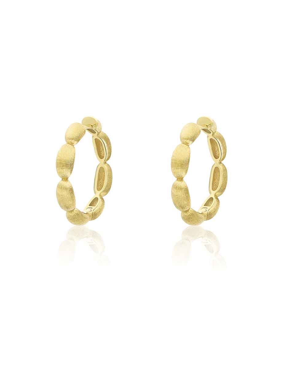 Nanis Orecchini a cerchio grandi "Diva" in oro – Nanis Italian Jewels