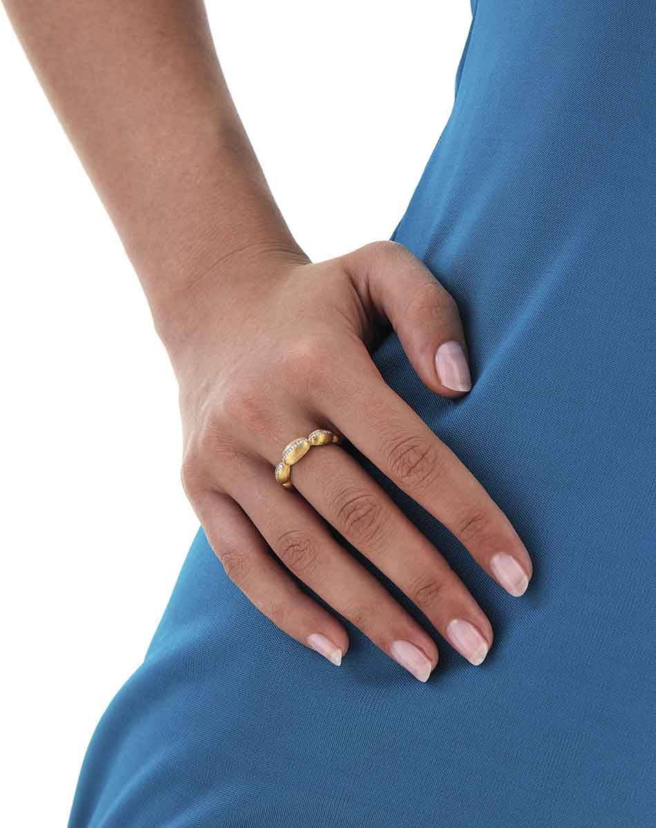 Nanis Anello "Diva" con boules in oro e diamanti – Nanis Italian Jewels I Più Venduti