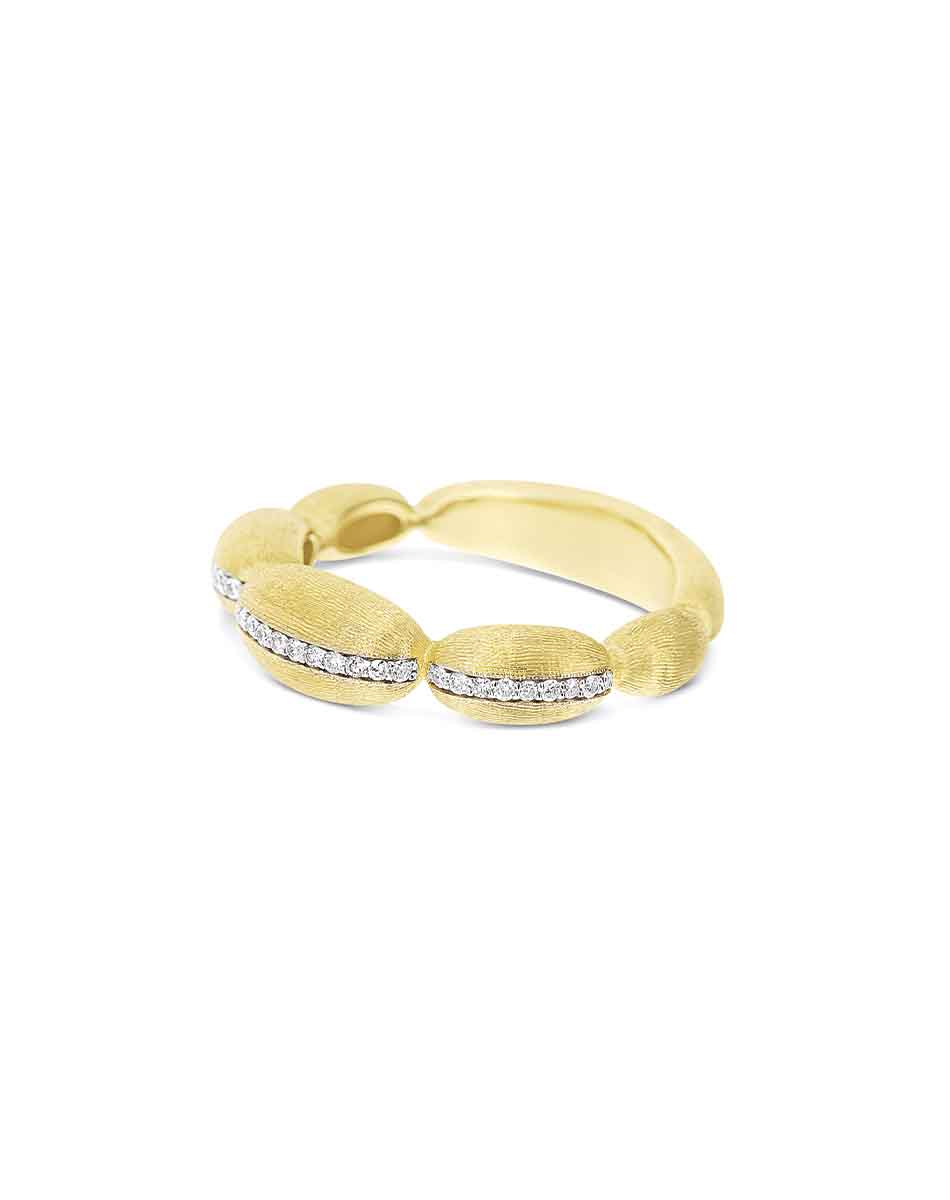 Nanis Anello "Diva" con boules in oro e diamanti – Nanis Italian Jewels I Più Venduti