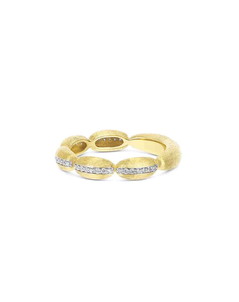 Nanis Anello “Diva” con boules in oro e diamanti – Nanis Italian Jewels Vendite Flash
