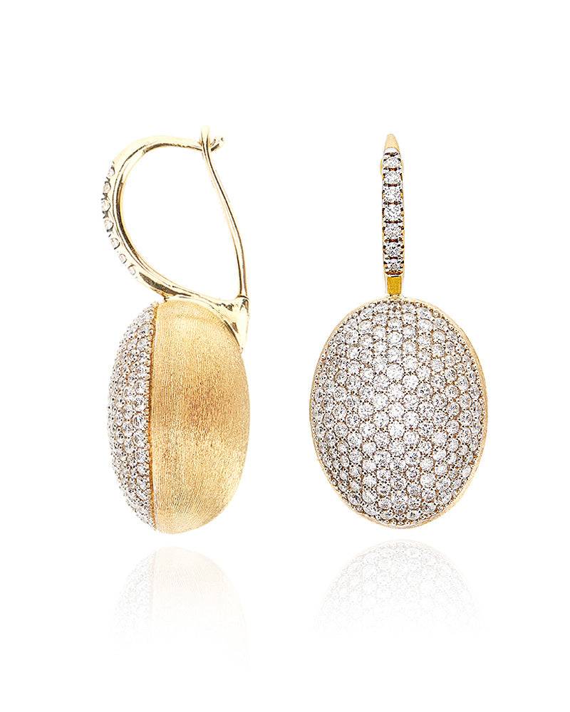 Nanis Orecchini "CILIEGINE" con boules pendenti in oro e diamanti (grandi) – Nanis Italian Jewels Comprane uno, ottenene uno gratis
