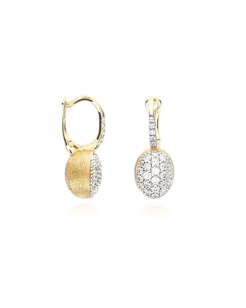 Nanis Orecchino "BABY CILIEGINA" con boule pendente in oro e diamanti – Nanis Italian Jewels Prezzo basso
