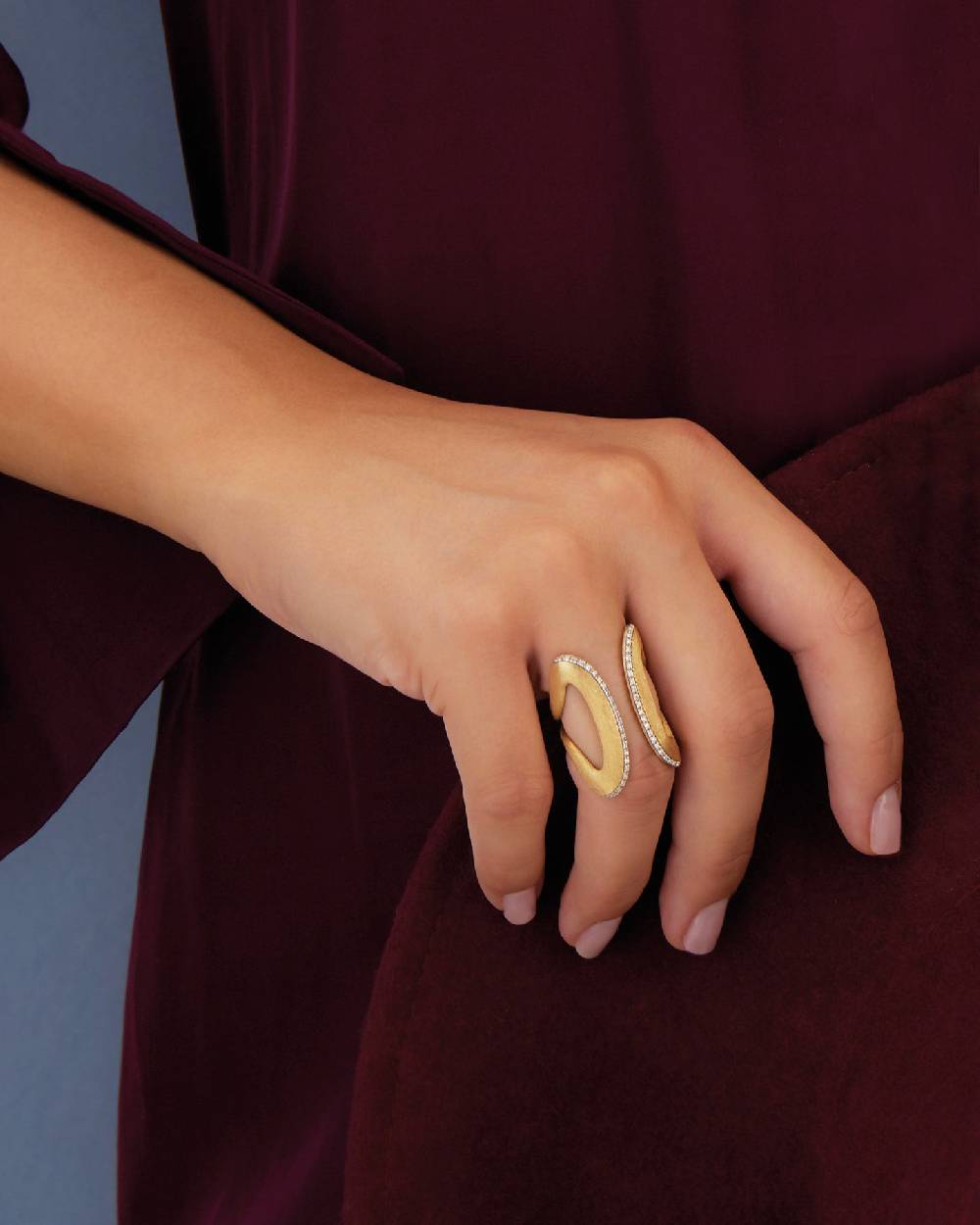 Nanis Anello statement "LIBERA ICON" in oro e diamanti – Nanis Italian Jewels In vendita