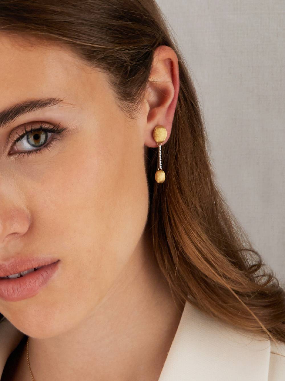 Nanis Orecchini "DANCING ÉLITE" con eleganti boules pendenti in oro e barret – Nanis Italian Jewels I Più Venduti