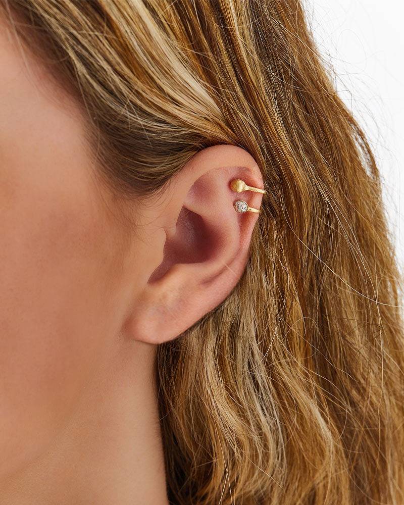Nanis Ear cuff "TRILLY" in oro e diamanti – Nanis Italian Jewels Grande vendita
