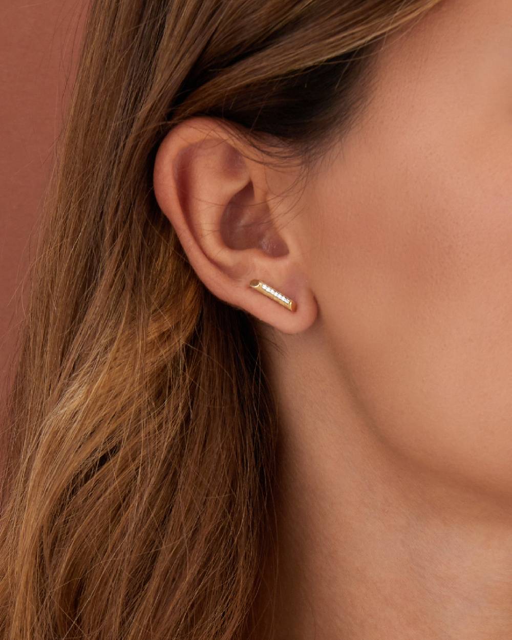 Nanis Orecchini a lobo "LIBERA" in oro eleganti – Nanis Italian Jewels Black Friday