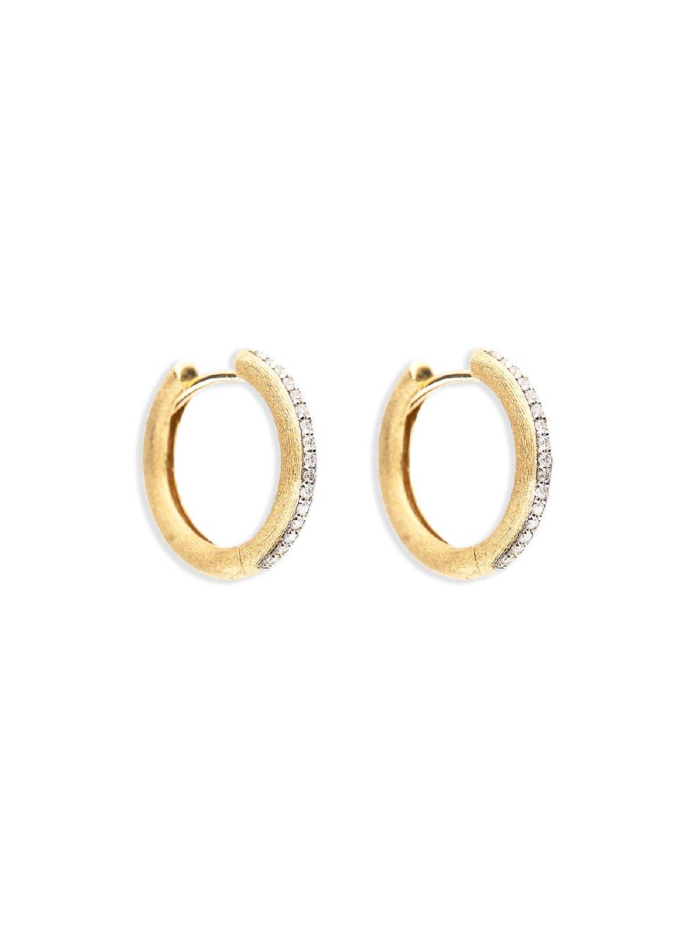 Nanis Orecchini a cerchio grandi "LIBERA" in oro e diamanti – Nanis Italian Jewels Offerta Pasqua