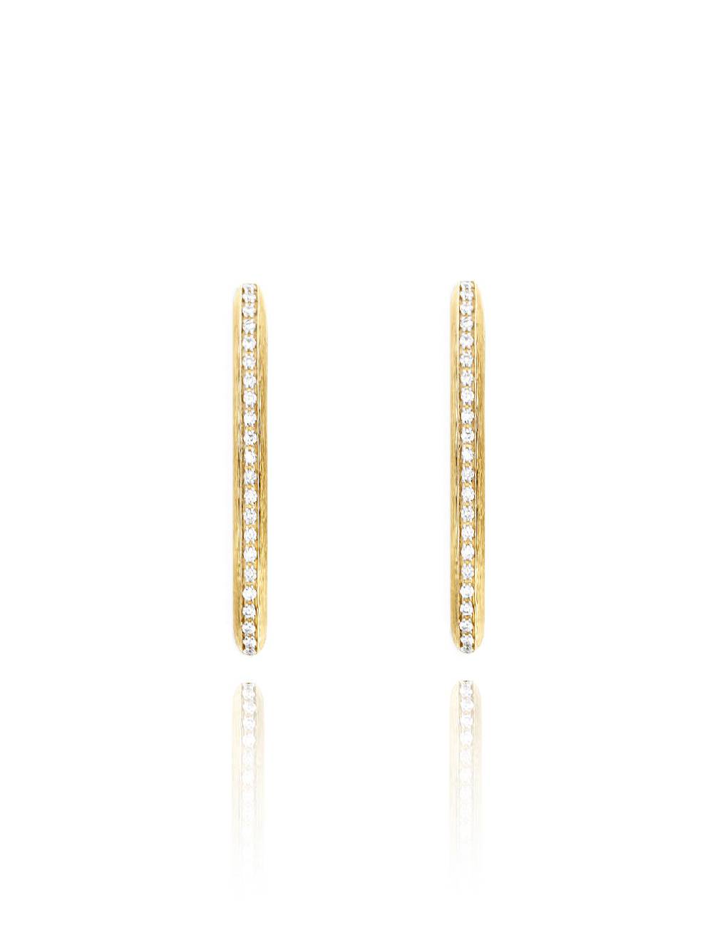 Nanis Orecchini a cerchio "LIBERA ICON" in oro e diamanti (piccoli) – Nanis Italian Jewels Offerta migliore