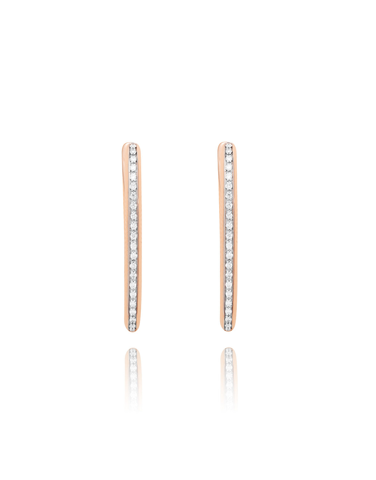 Nanis Orecchini a cerchio "LIBERA ICON" in oro rosa e diamanti (piccoli) – Nanis Italian Jewels Offerta temporanea