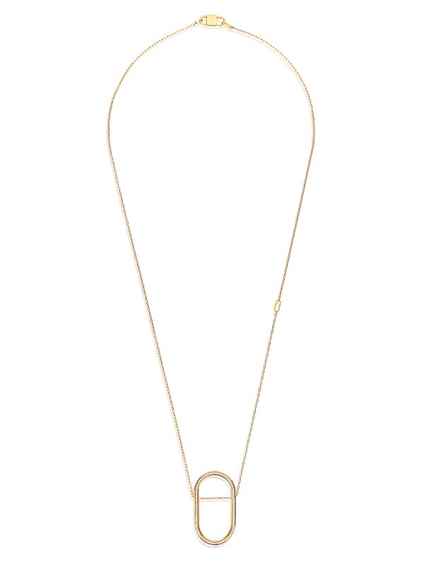 Nanis Collana "LIBERA" pendente con catena in oro e diamanti – Nanis Italian Jewels Offerta