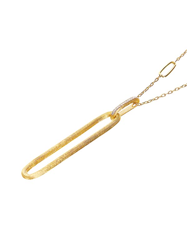 Nanis Collana "LIBERA" con pendente in oro e diamanti (lunga) – Nanis Italian Jewels Outlet