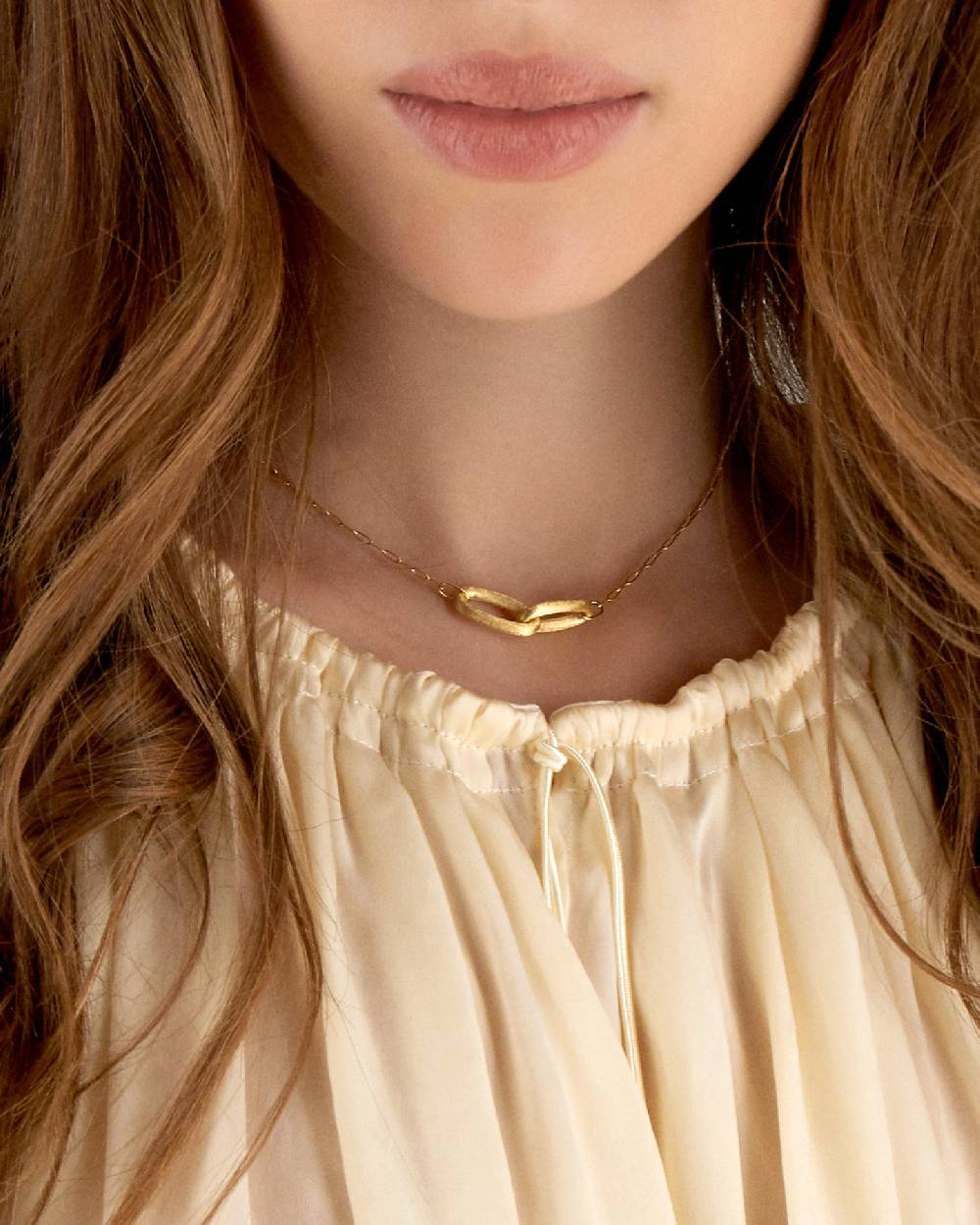Nanis Collana "LIBERA" con doppio anello incrociato in oro – Nanis Italian Jewels Saldi