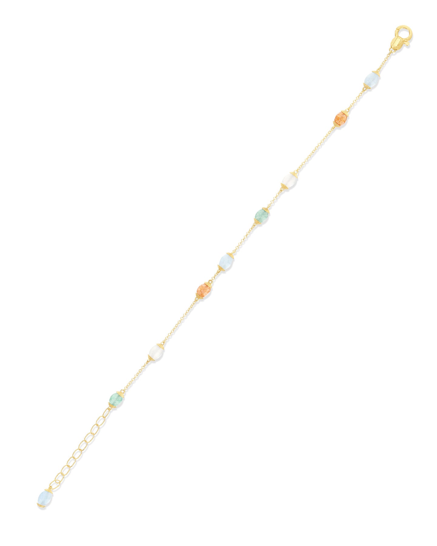 Nanis Bracciale "RAINBOW" in oro e pietre naturali – Nanis Italian Jewels Black Friday