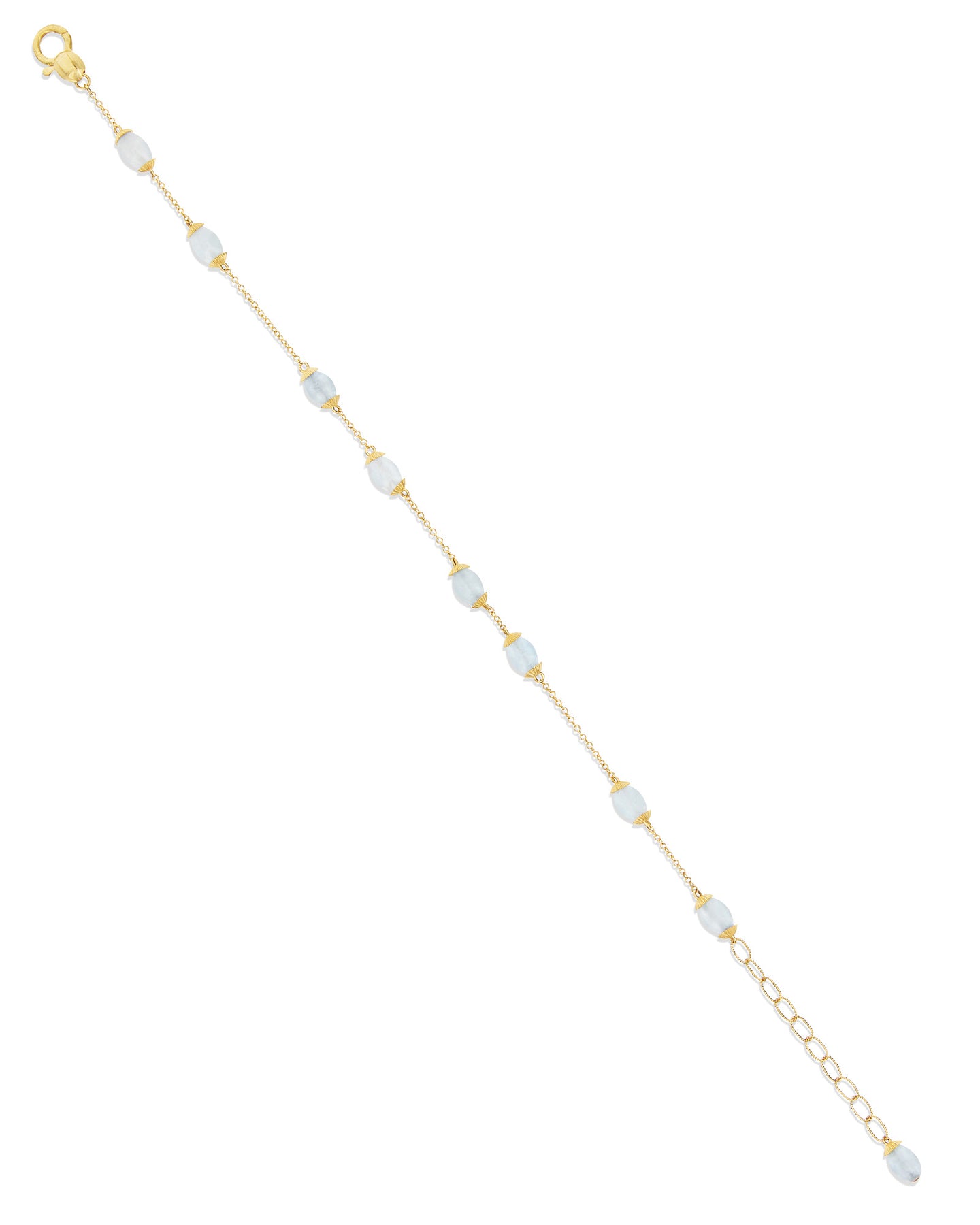 Nanis Bracciale "AZURE" in oro e acquamarina – Nanis Italian Jewels Offerta Giorno del Papà