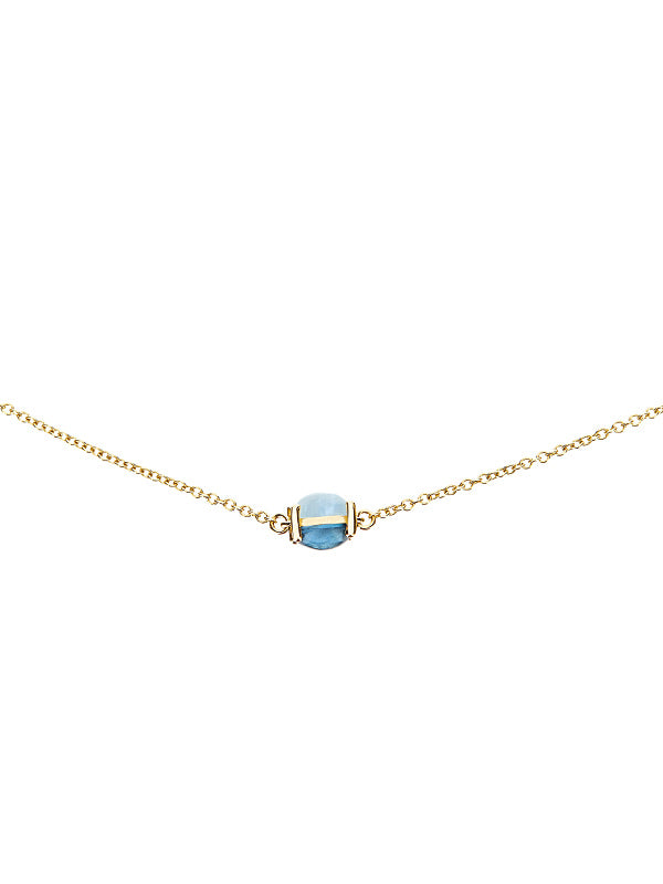Nanis Bracciale "DANCING AZURE" in oro, topazio blu e acquamarina – Nanis Italian Jewels Vendita calda