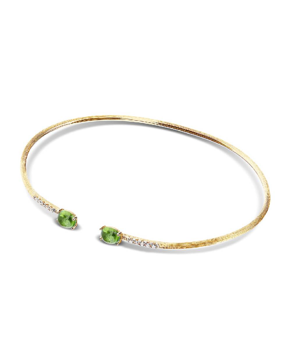 Nanis Bracciale a schiava "DANCING TOURMALINES" in oro, diamanti e tormalina – Nanis Italian Jewels Lightning offer