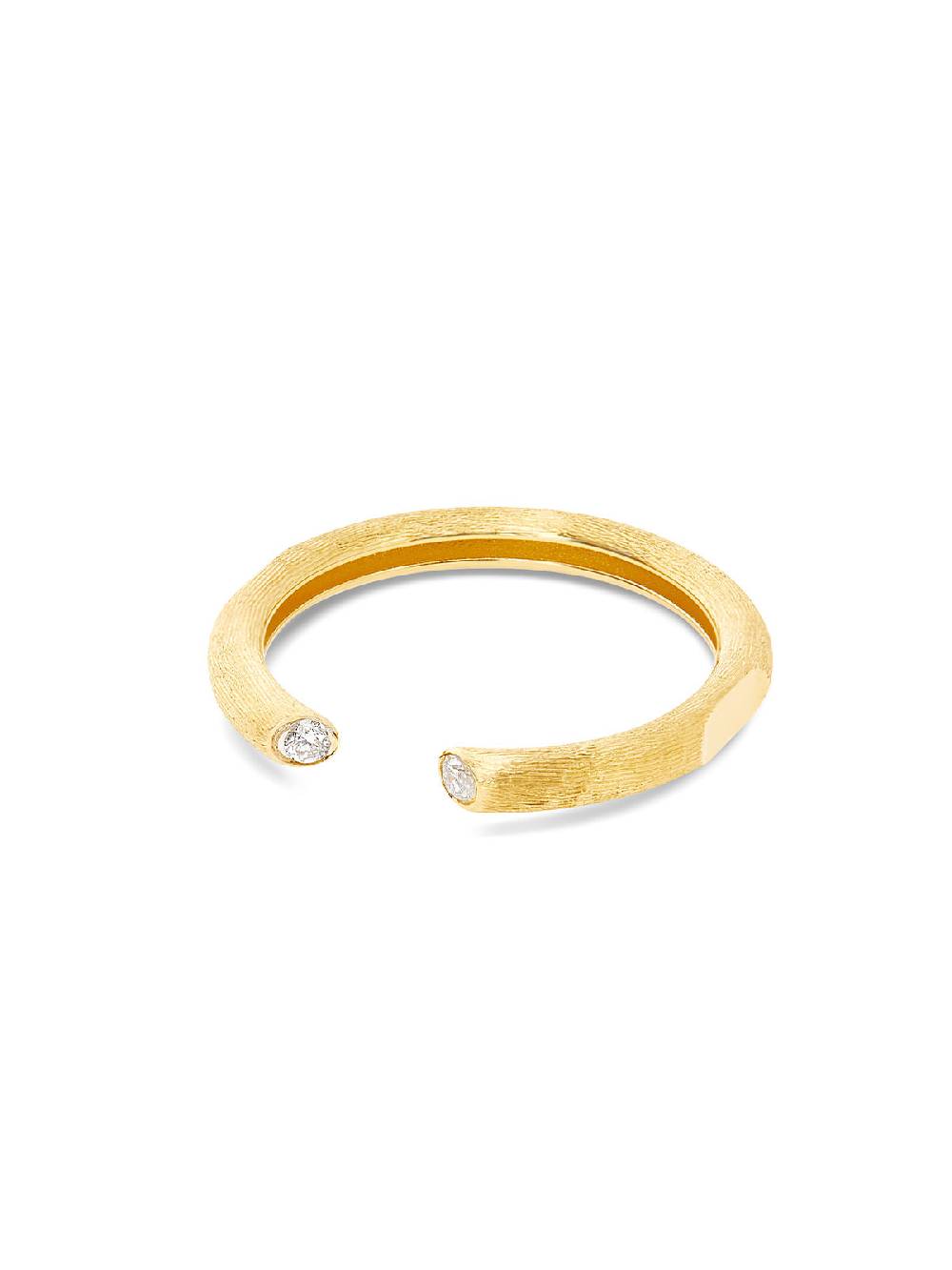 Nanis Anello "LIBERA" in oro con accenti di diamante – Nanis Italian Jewels Officina