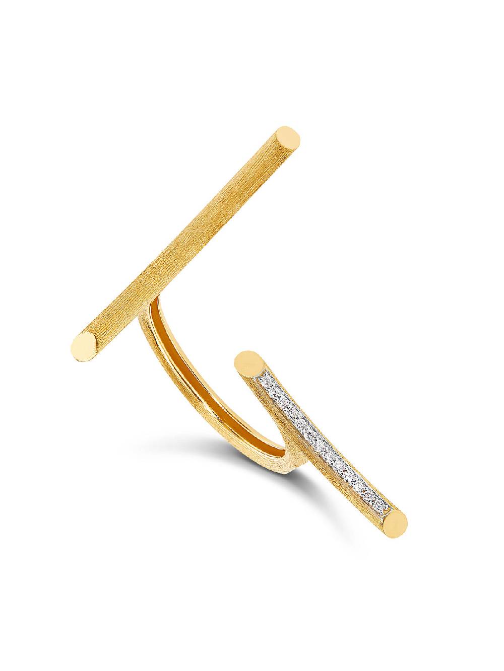 Nanis Anello "LIBERA" double face versatile in oro e diamanti – Nanis Italian Jewels Black Friday Prezzi