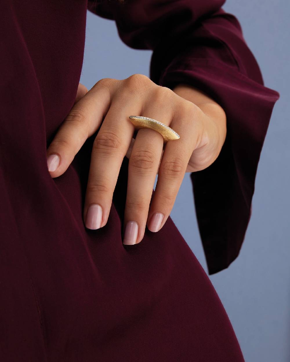 Nanis Anello "LIBERA ICON" contemporaneo in oro e diamanti – Nanis Italian Jewels 50% di sconto per tempo limitato