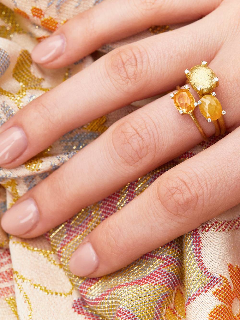 Nanis Anello "IPANEMA" in oro, zaffiro e dettagli di diamanti – Nanis Italian Jewels Sconto di tempo limitato