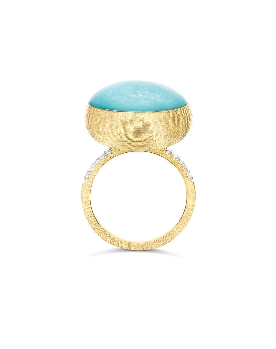 Nanis Anello Anice "Boules" in oro inciso, diamanti, cristallo di rocca e am – Nanis Italian Jewels Promozione Limitata