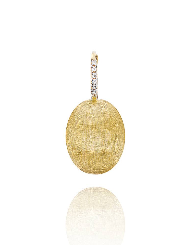 Nanis Orecchino "CILIEGINA" con boule pendente in oro e dettagli di diamanti – Nanis Italian Jewels Nuovi prodotti