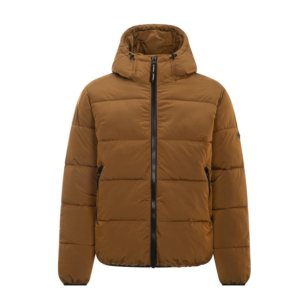 Seay / Piumino Arancione Marmellata con Cappuccio Italia