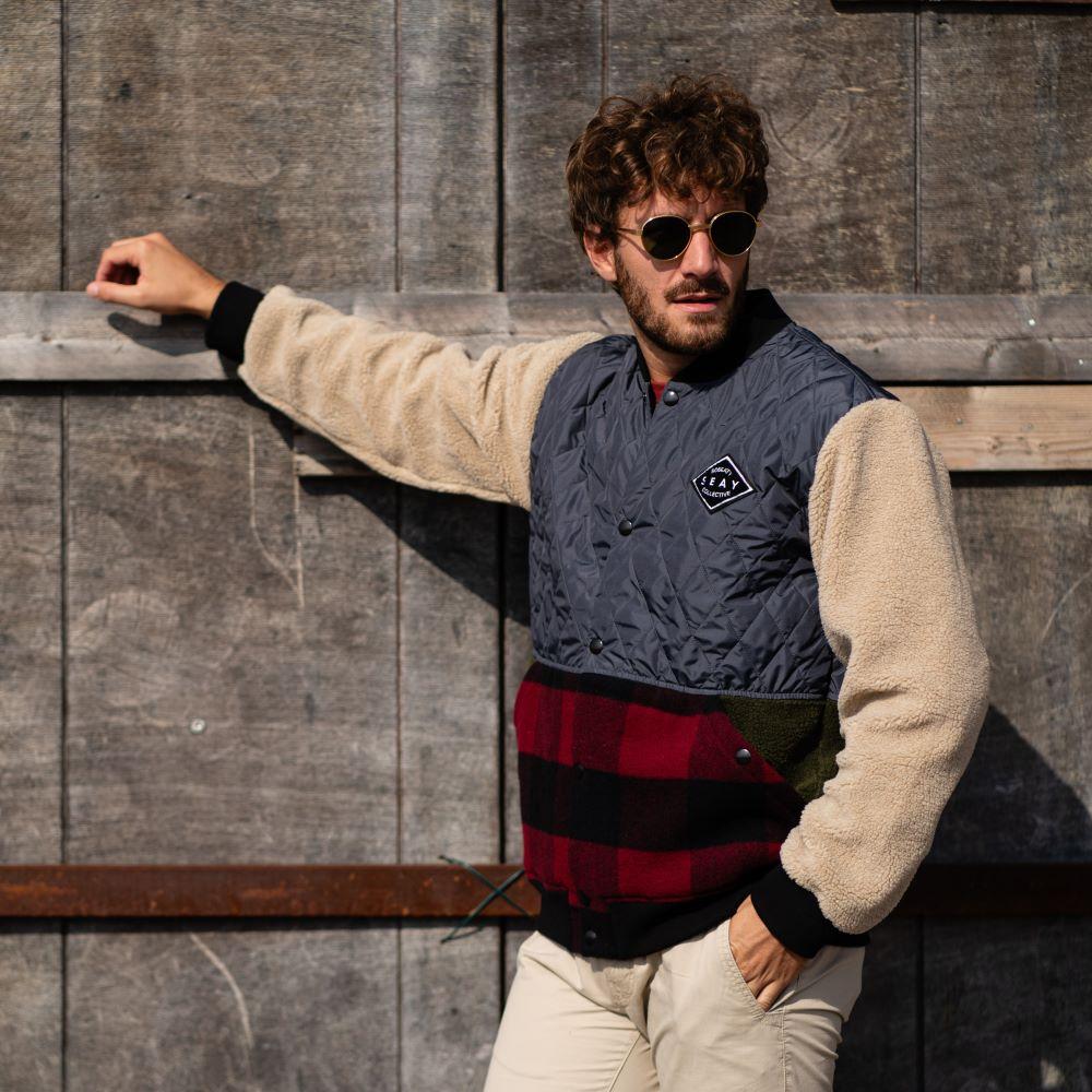 Seay / Giacca Varsity Patchwork In Linea