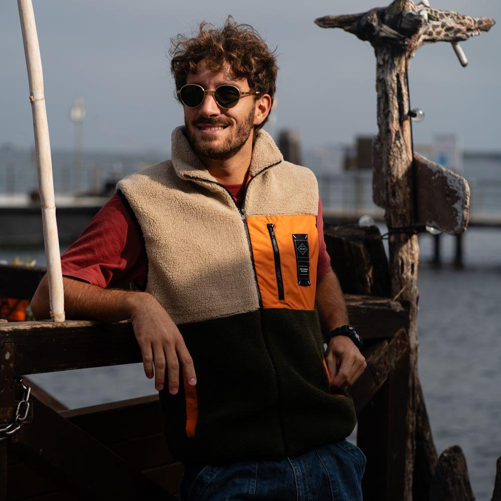 Seay / Gilet Teddy Sea Turtle & Natural Spedizione Gratuita