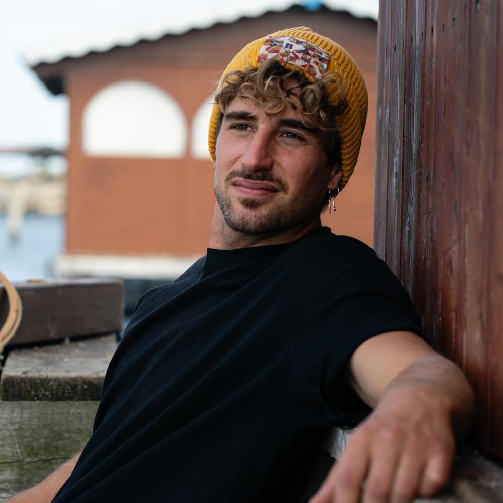 Seay / Cuffia Beanie Lana Ocra Promozione Limitata